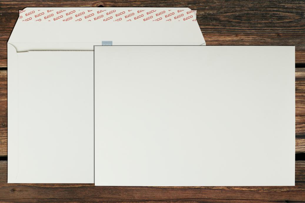 Kartonhüllen C4 229x324 mm Haftklebend Weiß 200 g/qm